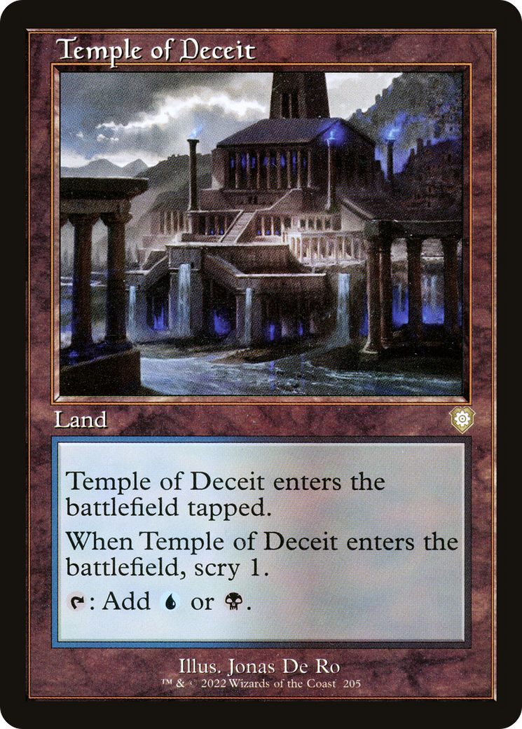 Temple of Deceit (Retro Frame) [BRC - 205]