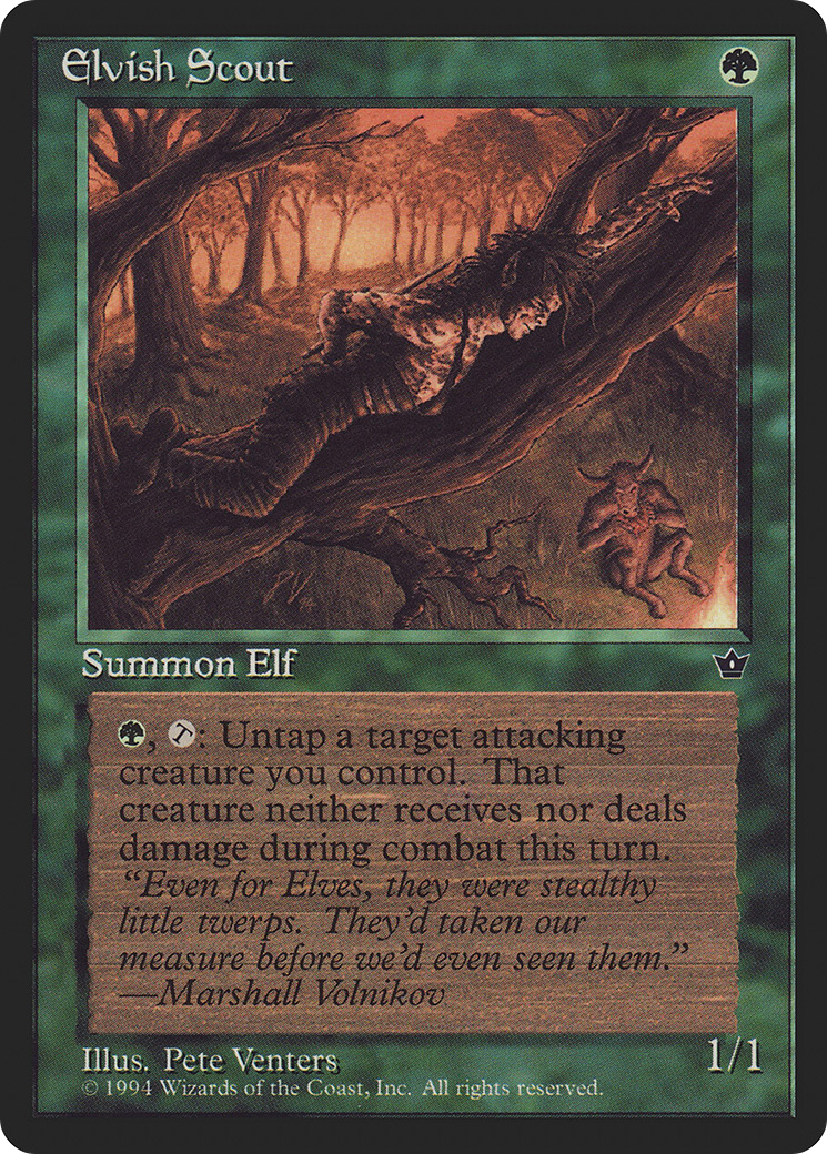 Elvish Scout (Venters) (FEM-68B) - Fallen Empires
