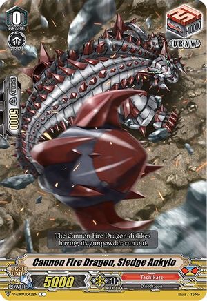 Cannon Fire Dragon, Sledge Ankylo (V-EB09/042EN) - V-EB09: The Raging Tactics
