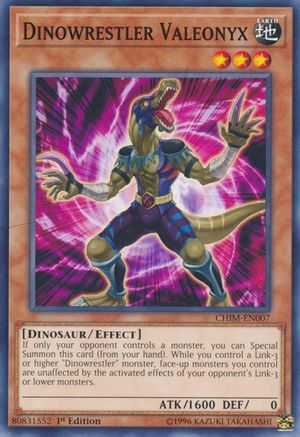 Dinowrestler Valeonyx (CHIM-EN007) - Chaos Impact 1st Edition