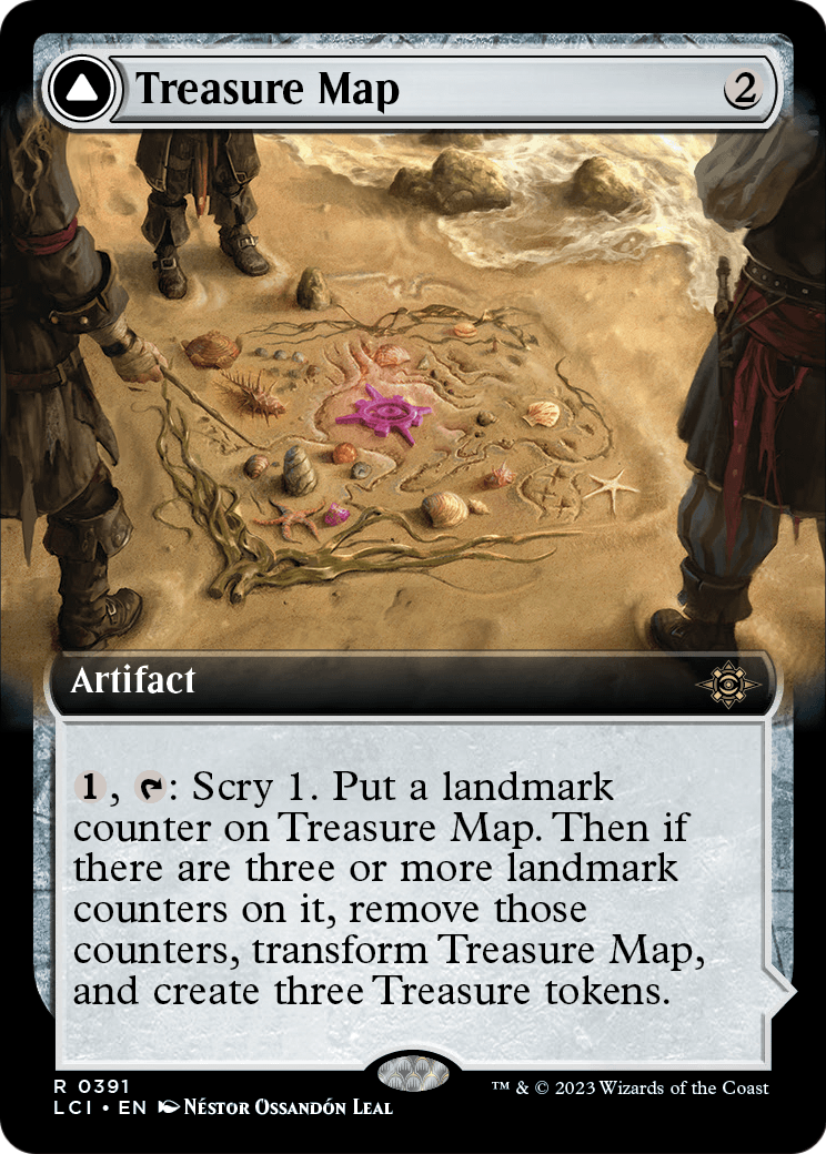 Treasure Map (Extended Art) (LCI-391) - The Lost Caverns of Ixalan: (Extended Art) Foil