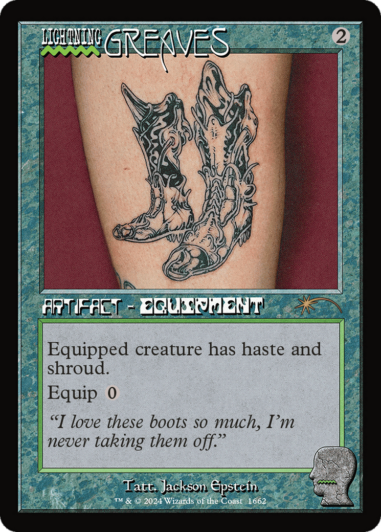 Lightning Greaves (SLD-1662) - Secret Lair Drop