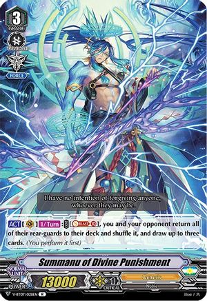 Summanu of Divine Punishment (V-BT07/028EN) - Infinideity Cradle