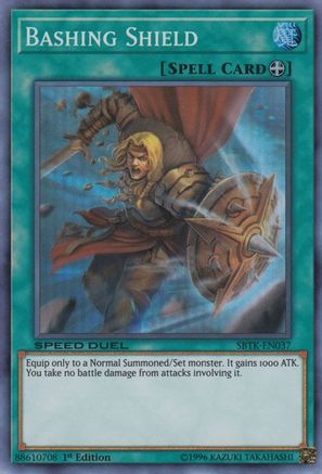 Bashing Shield (SBTK-EN037) - Speed Duel: Trials of the Kingdom 1st Edition