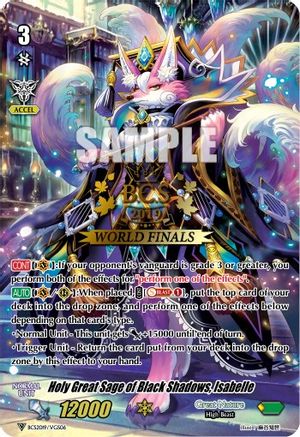Holy Great Sage of Black Shadows, Isabelle (BCS2019/VGS06) - Bushiroad Event Cards