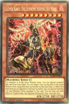 Gizmek Kaku, the Supreme Shining Sky Stag [IGAS - IGAS-EN024]