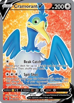 Cramorant V (Full Art) [SWSH01 - 198/202]