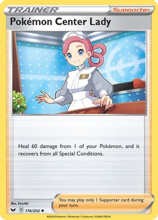 Pokemon Center Lady [SWSH01 - 176/202]