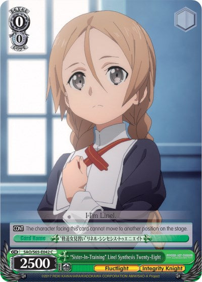 "Sister-In-Training" Linel Synthesis Twenty-Eight [SAO/S65 - SAO/S65-E042 C]