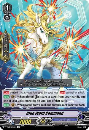 Blue Ward Command (V-EB12/032EN) - V-EB12: Team Dragon's Vanity