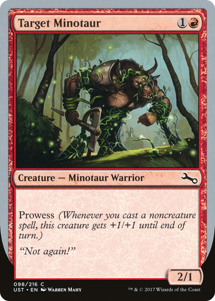 Target Minotaur (D) [UST - 98]