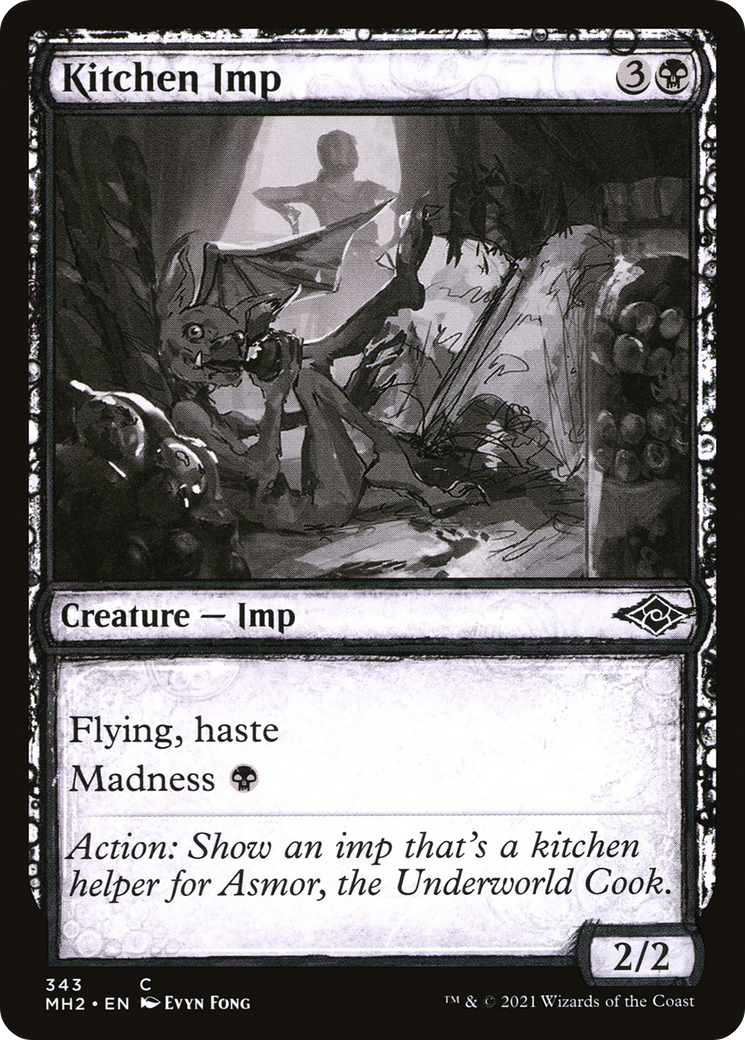 Kitchen Imp (Showcase) (MH2-343) - Modern Horizons 2: (Showcase) Foil