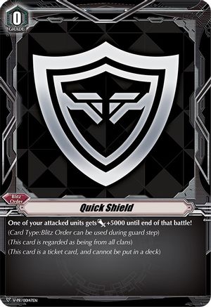 Quick Shield (V-PR/0147EN) - V Promo Cards
