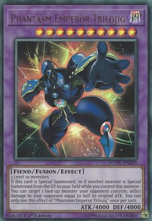 Phantasm Emperor Trilojig (DUOV-EN039) - Duel Overload 1st Edition