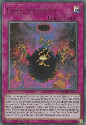 Cubic Ascension (DUOV-EN047) - Duel Overload 1st Edition