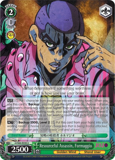 Resourceful Assassin, Formaggio [JJ/S66 - JJ/S66-E038 U]