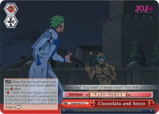 Cioccolata and Secco [JJ/S66 - JJ/S66-E072 CC]