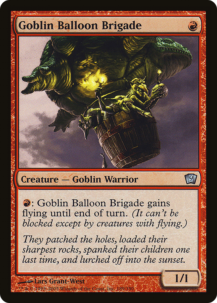 Goblin Balloon Brigade (9ED-189) - 9th Edition Foil