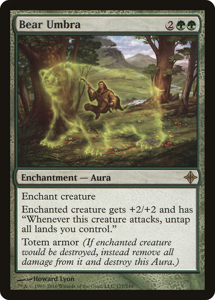 Bear Umbra (ROE-177) - Rise of the Eldrazi Foil