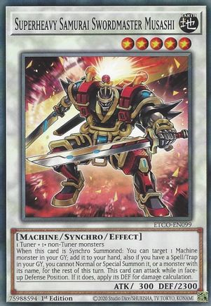 Superheavy Samurai Swordmaster Musashi (ETCO-EN099) - Eternity Code 1st Edition