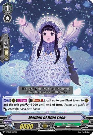 Maiden of Blue Lace (RRR Foil) (V-TD12/007EN) - V-TD12: Ahsha