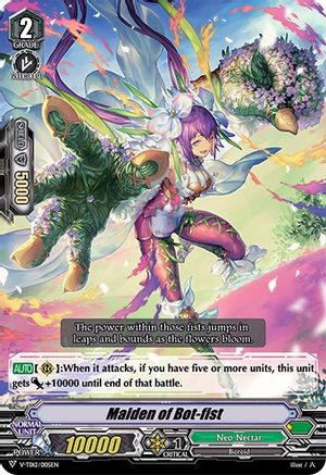 Maiden of Bot-fist (RRR Foil) (V-TD12/005EN) - V-TD12: Ahsha