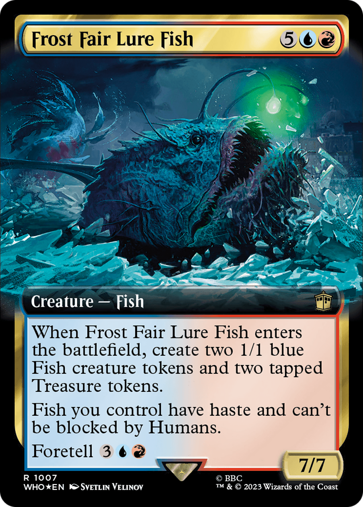 Frost Fair Lure Fish (Extended Art) (Surge Foil) [WHO - 1007]