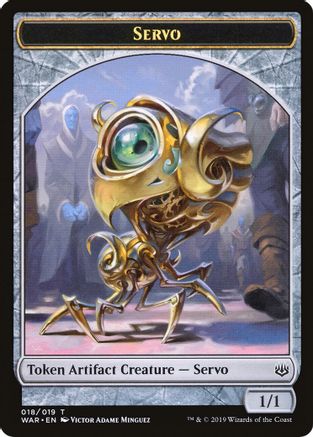 Servo // Dragon Double-Sided Token (Challenger 2020) (UMP-18 // 13) - Unique and Miscellaneous Promos