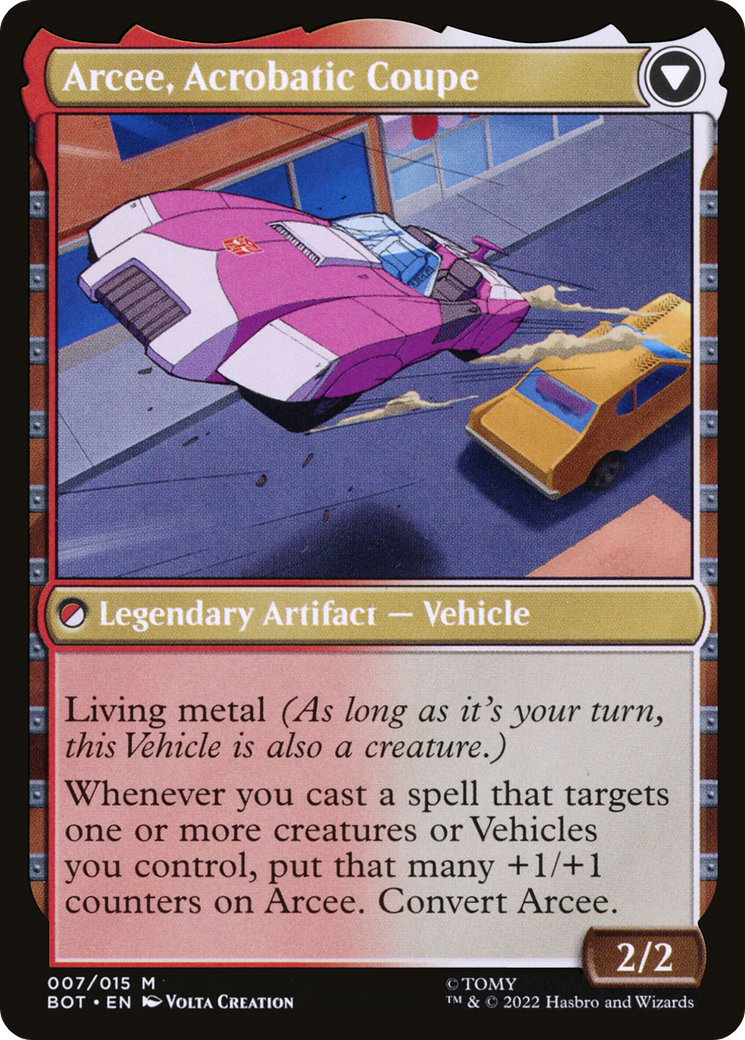 Arcee, Sharpshooter (BOT-007) - Transformers: (convertdfc) Foil
