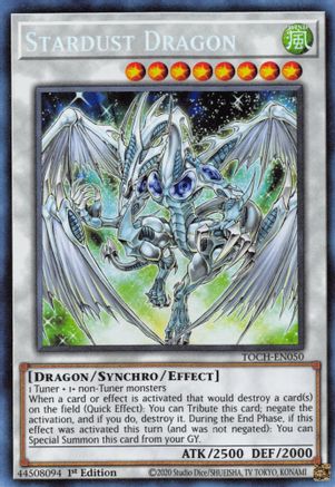 Stardust Dragon (CR) (TOCH-EN050) - Toon Chaos Unlimited