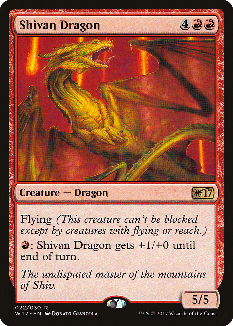 Shivan Dragon [W17 - 22]