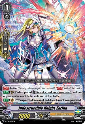 Indestructible Knight, Earina (V-TD11/008EN) - V-TD11: Altmile