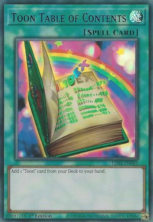 Toon Table of Contents (Blue) [LDS1 - LDS1-EN069]