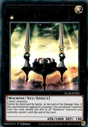 Number 4: Numeron Gate Catvari (BLAR-EN025) - Battles of Legend: Armageddon 1st Edition
