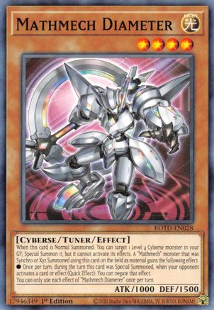 Mathmech Diameter (ROTD-EN028) - Rise of the Duelist 1st Edition