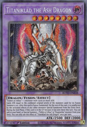 Titaniklad the Ash Dragon [ROTD - ROTD-EN038]
