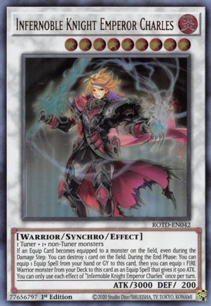 Infernoble Knight Emperor Charles [ROTD - ROTD-EN042]
