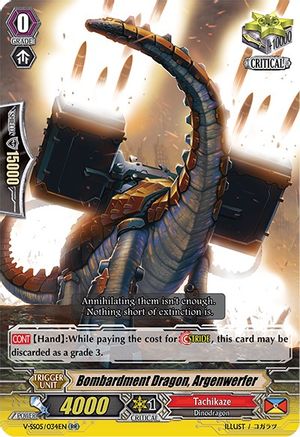 Bombardment Dragon, Argenwerfer (V-SS05/034EN) - V-SS05: Premium Collection 2020