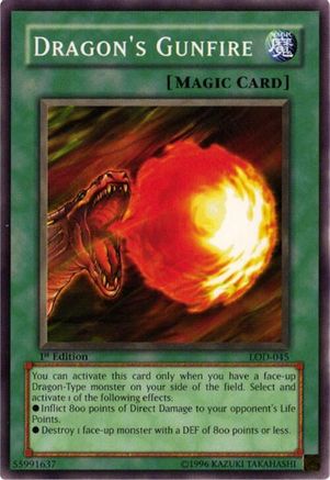 Dragon's Gunfire (LOD-045) - Legacy of Darkness 1st Edition