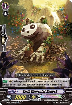 Earth Elemental, Rollock (V-SS05/054EN) - V-SS05: Premium Collection 2020