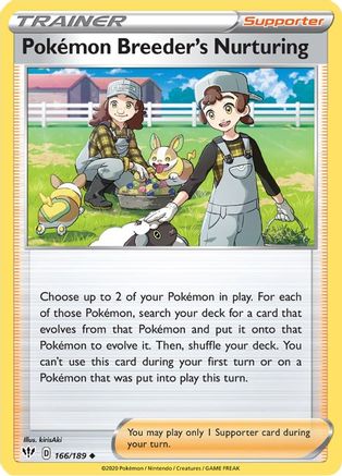 Pokemon Breeder's Nurturing [SWSH03 - 166/189]