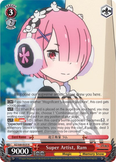 Super Artist, Ram [RZ/S68 - RZ/S68-E025 R]