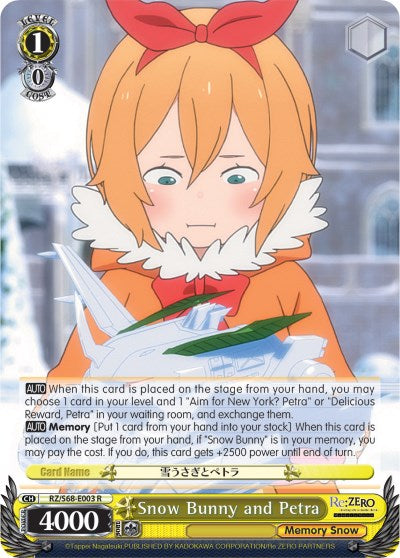 Snow Bunny and Petra [RZ/S68 - RZ/S68-E003 R]