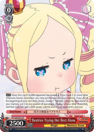 Beatrice Trying Her Best Alone [RZ/S68 - RZ/S68-E018 R]