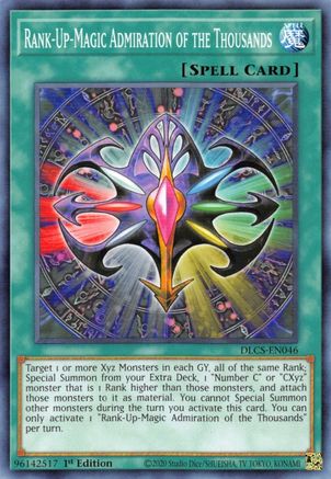 Rank-Up-Magic Admiration of the Thousands (DLCS-EN046) - Dragons of Legend: The Complete Series 1st Edition