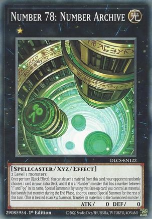 Number 78: Number Archive (DLCS-EN122) - Dragons of Legend: The Complete Series 1st Edition