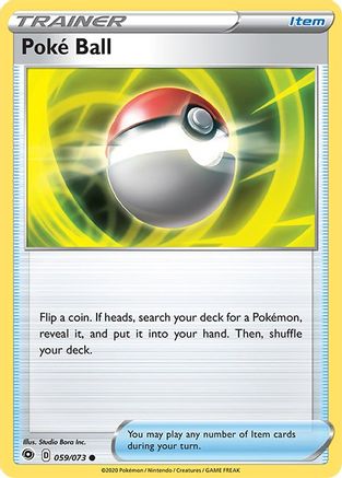 Poke Ball 059/73  Champions Path - Common