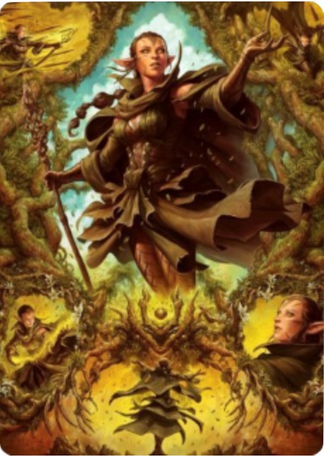 Nissa of Shadowed Boughs Art Card (6/81) [ASZNR - 6]