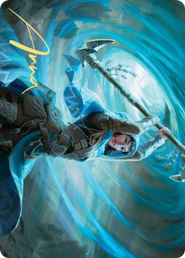 Sea Gate Stormcaller Art Card (Gold-Stamped Signature) [ASZNR - 50]