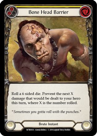 Bone Head Barrier (WTR010) - Welcome to Rathe Unlimited Edition Rainbow Foil